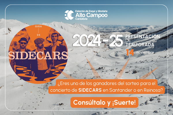 Ganadores del sorteo de invitaciones para la presentación de la temporada 2024/25 en Alto Campoo