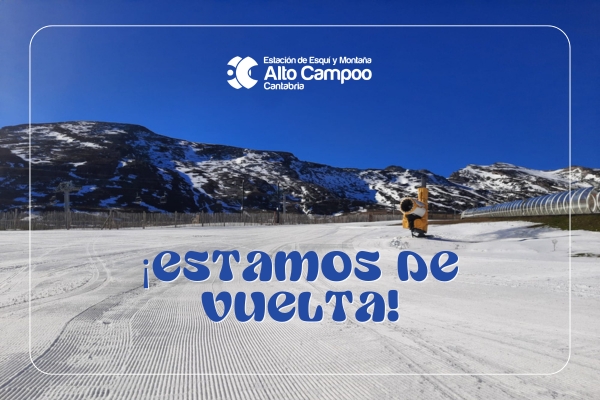 Alto Campoo reabre mañana